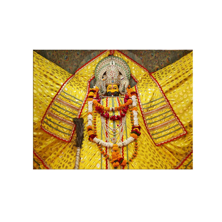 God Khatu Shyam ji Canvas Painting frame for home and office (24in x 18inch).
