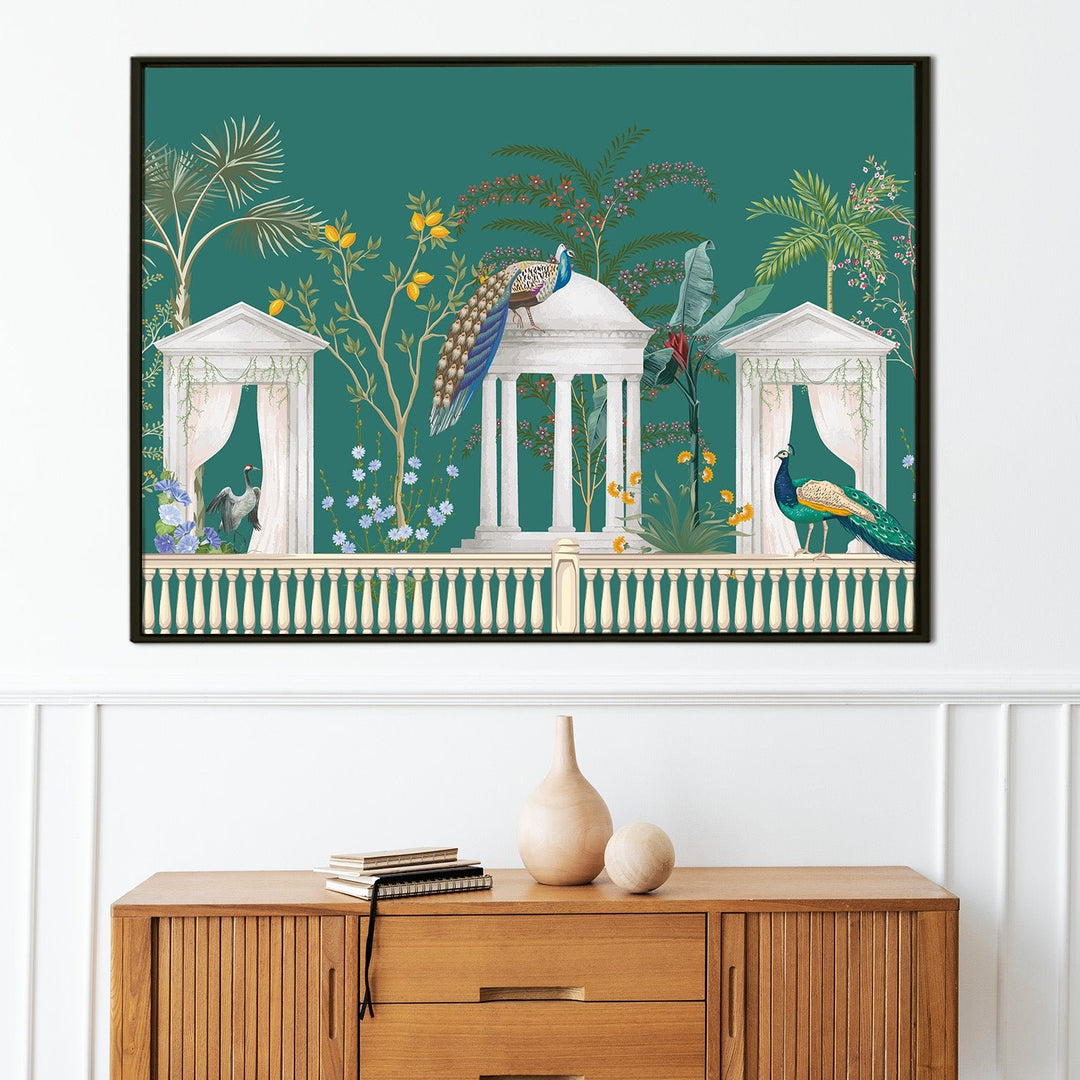 Indian Ethnic Traditional Wall Art Large Size Canvas Painting For Home and Hotels Wall Decoration. (ETHWA02)