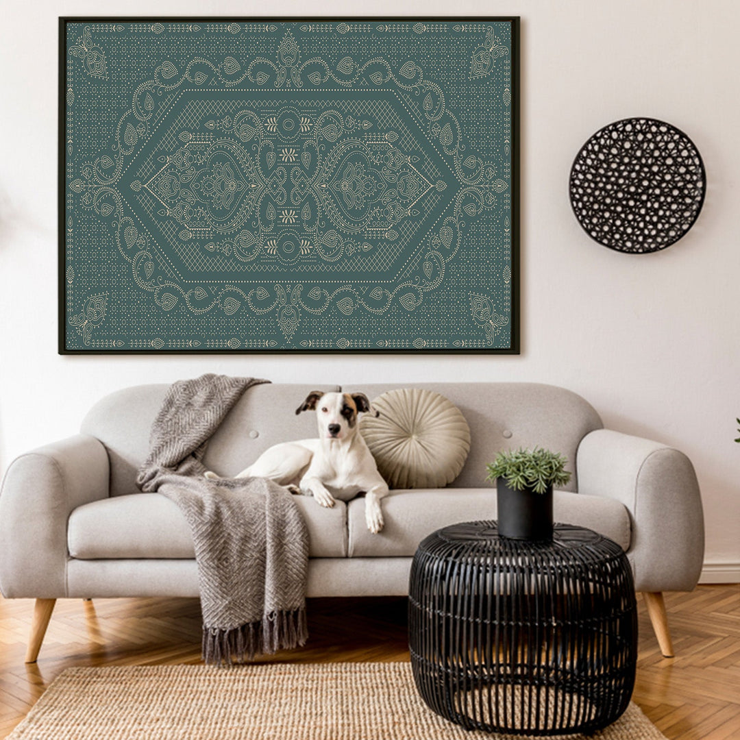 Indian Ethnic Traditional Wall Art Large Size Canvas Painting For Home and Hotels Wall Decoration. (ETHWA18)