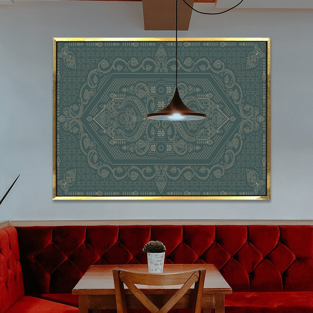 Indian Ethnic Traditional Wall Art Large Size Canvas Painting For Home and Hotels Wall Decoration. (ETHWA18)