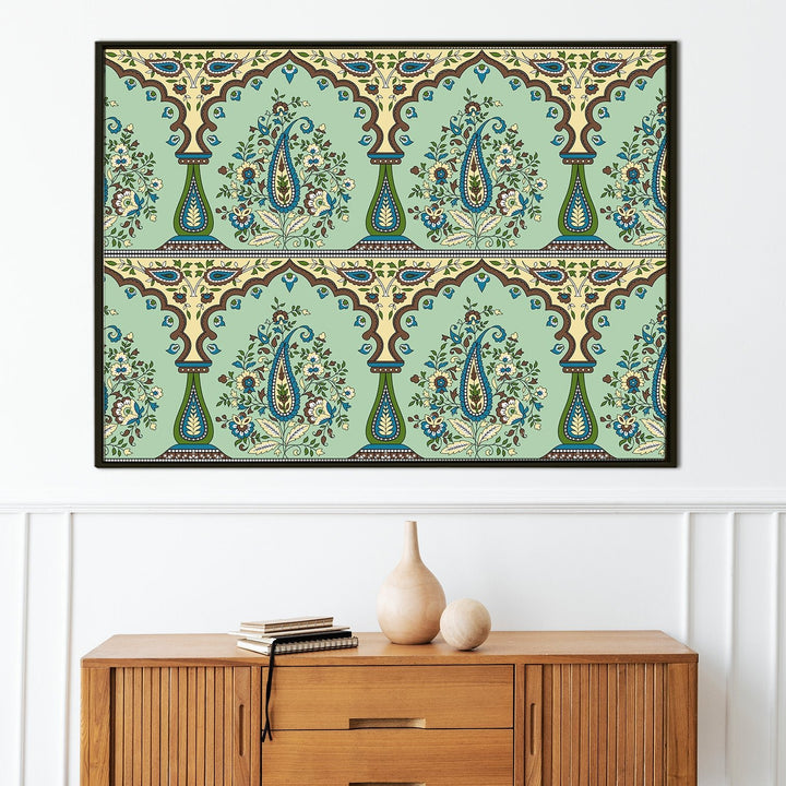 Indian Ethnic Traditional Wall Art Large Size Canvas Painting For Home and Hotels Wall Decoration. (ETHWA19)