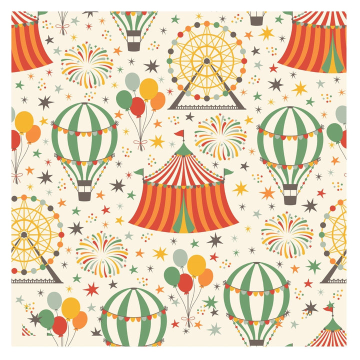 Kids Circus Wallpaper For Kids Rooms Wall Decoration