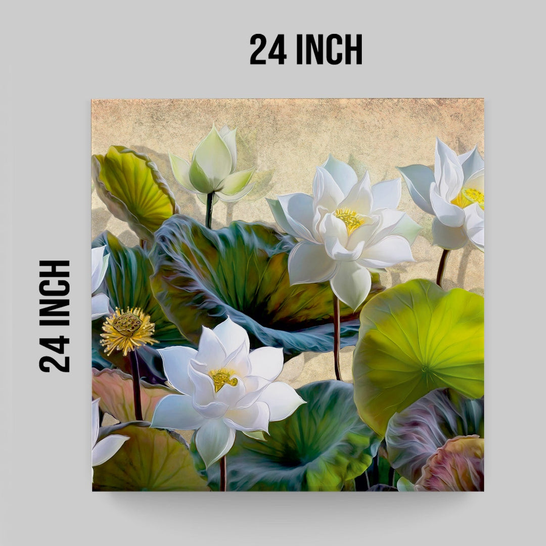 Large Floral Canvas Wall Art Painting for Living Room, Home, and Office.