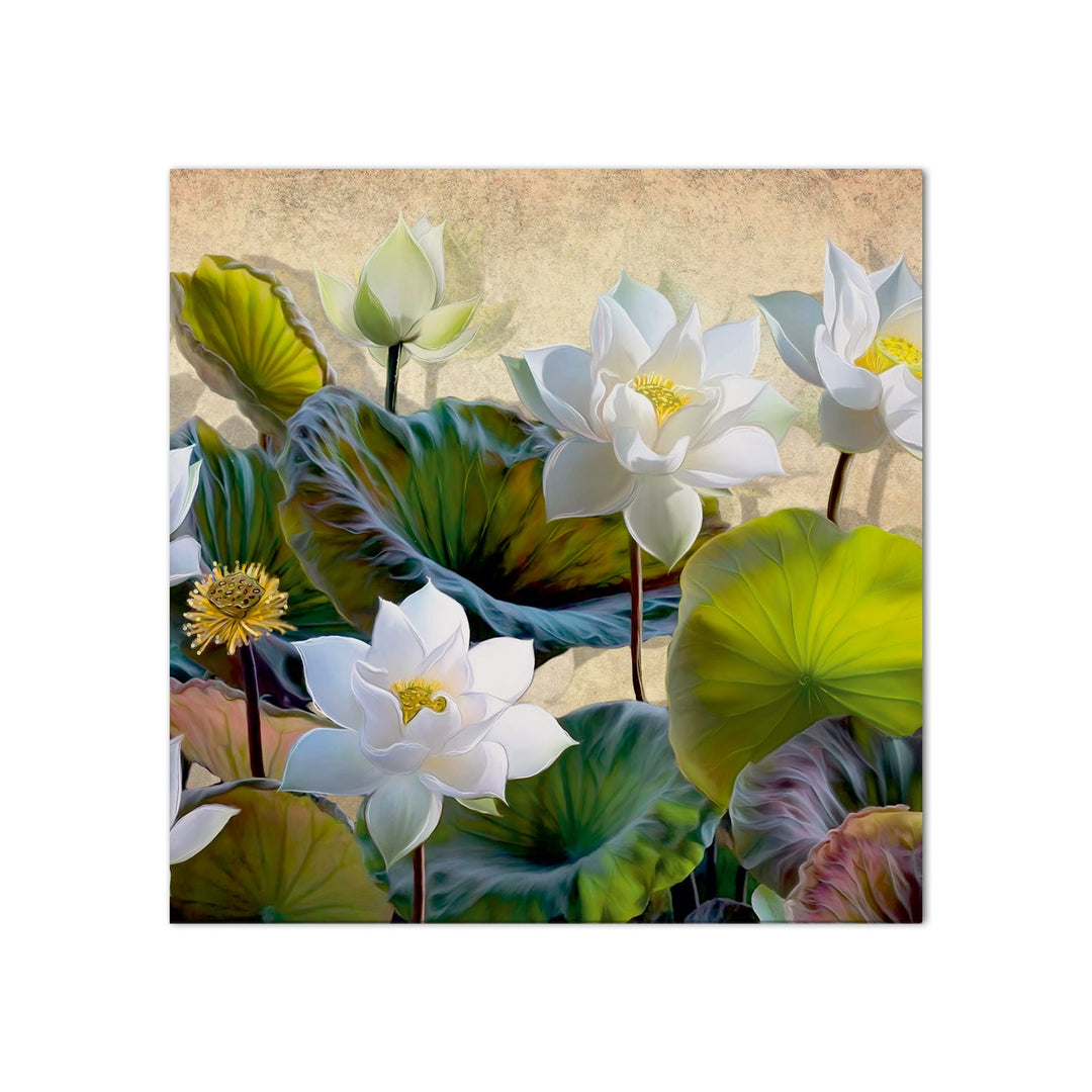 Large Floral Canvas Wall Art Painting for Living Room, Home, and Office.