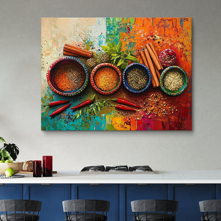 Large Premium Framed Canvas for kitchen, dining area, cafe, restaurant, or hotel (KTCWA009)