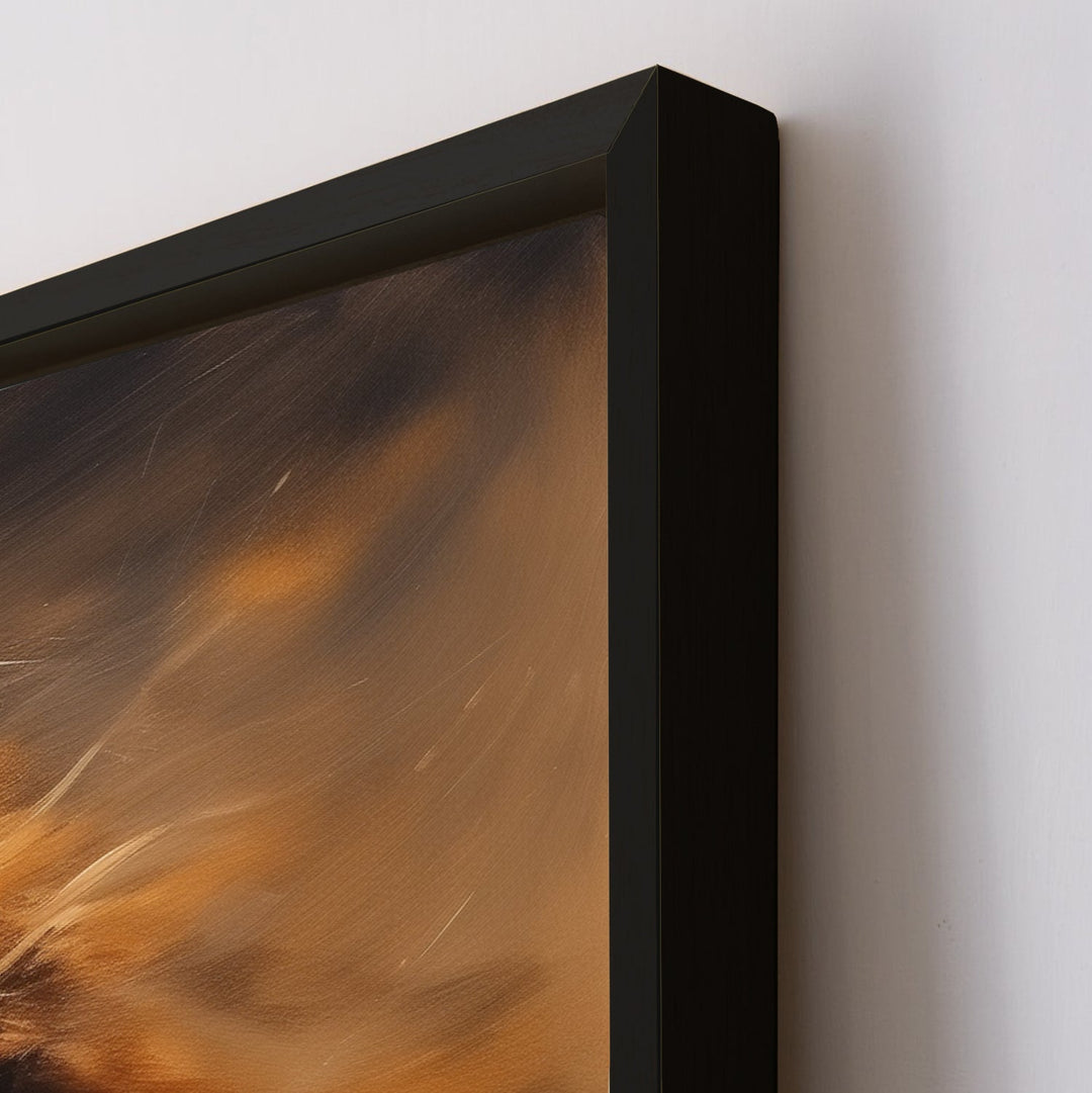 Large Wildlife Canvas Wall Art Painting for Living Room, Home, and Office.