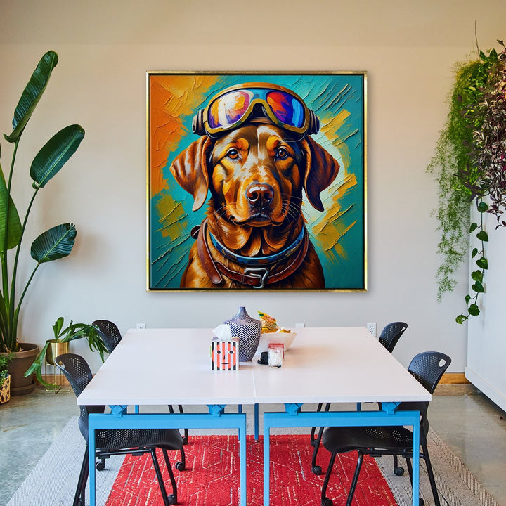 Large Wildlife Canvas Wall Art Painting for Living Room, Home, and Office.