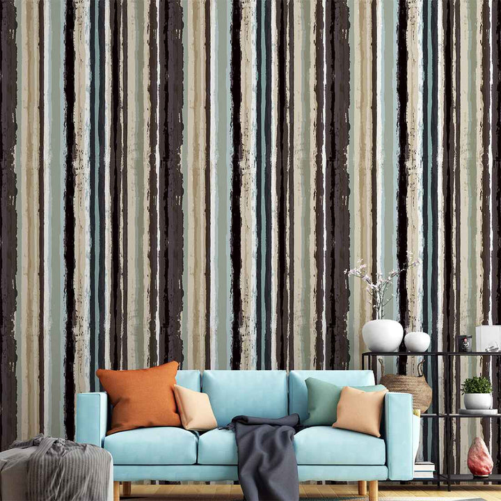 Luxury Wood Effect Watercolor wallpaper for the living room Wall decoration