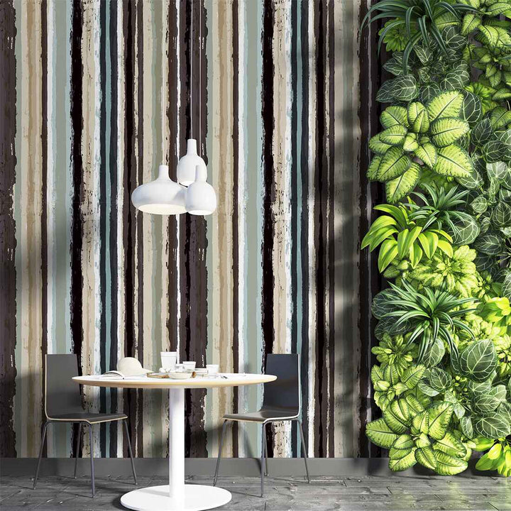 Luxury Wood Effect Watercolor wallpaper for the living room Wall decoration
