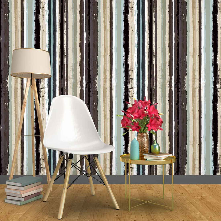 Luxury Wood Effect Watercolor wallpaper for the living room Wall decoration