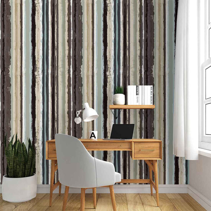Luxury Wood Effect Watercolor wallpaper for the living room Wall decoration