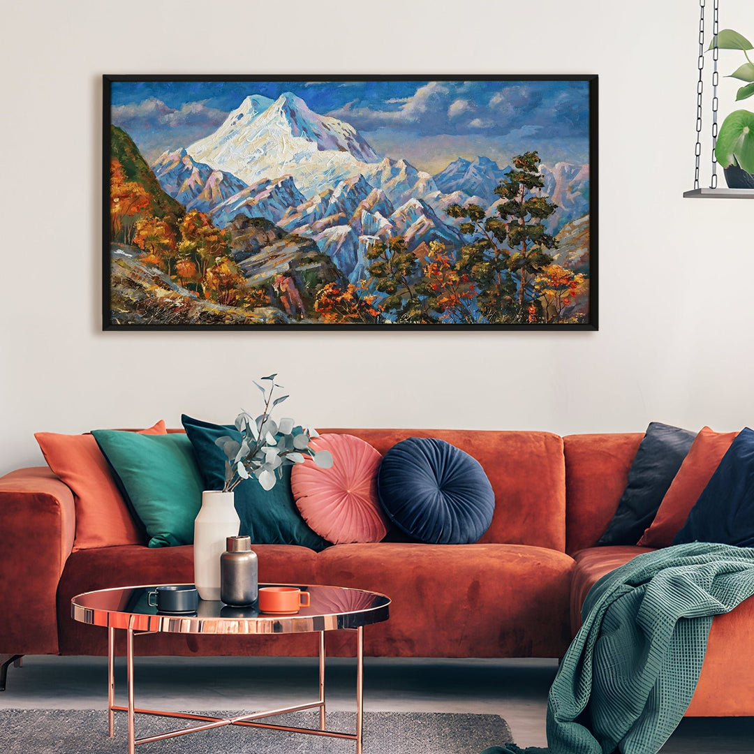 Mesmerising Landscapes Art Large Canvas Paintings. Framed Digital Reprints of Famous and Vibrant Artwork (LDWA09)