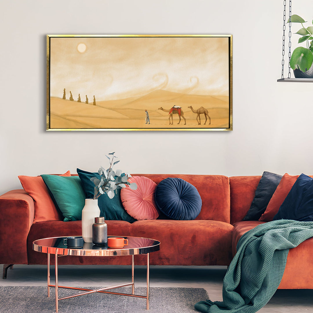 Mesmerising Landscapes Art Large Canvas Paintings. Framed Digital Reprints of Famous and Vibrant Artwork (LDWA16)