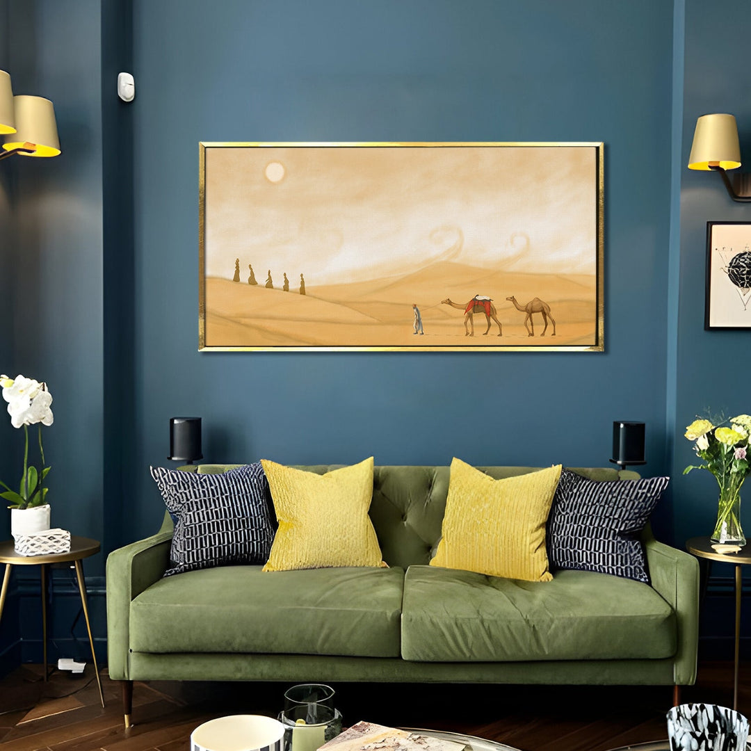 Mesmerising Landscapes Art Large Canvas Paintings. Framed Digital Reprints of Famous and Vibrant Artwork (LDWA16)