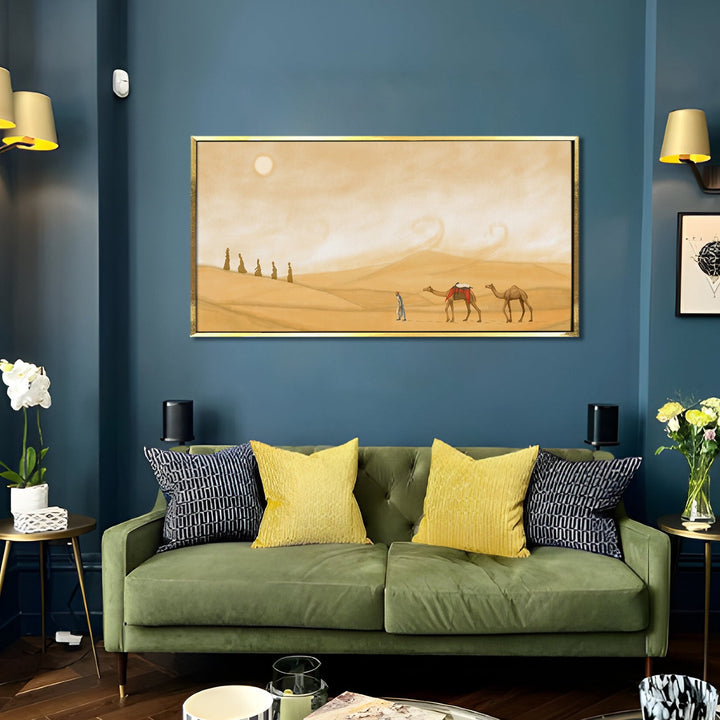 Mesmerising Landscapes Art Large Canvas Paintings. Framed Digital Reprints of Famous and Vibrant Artwork (LDWA16)