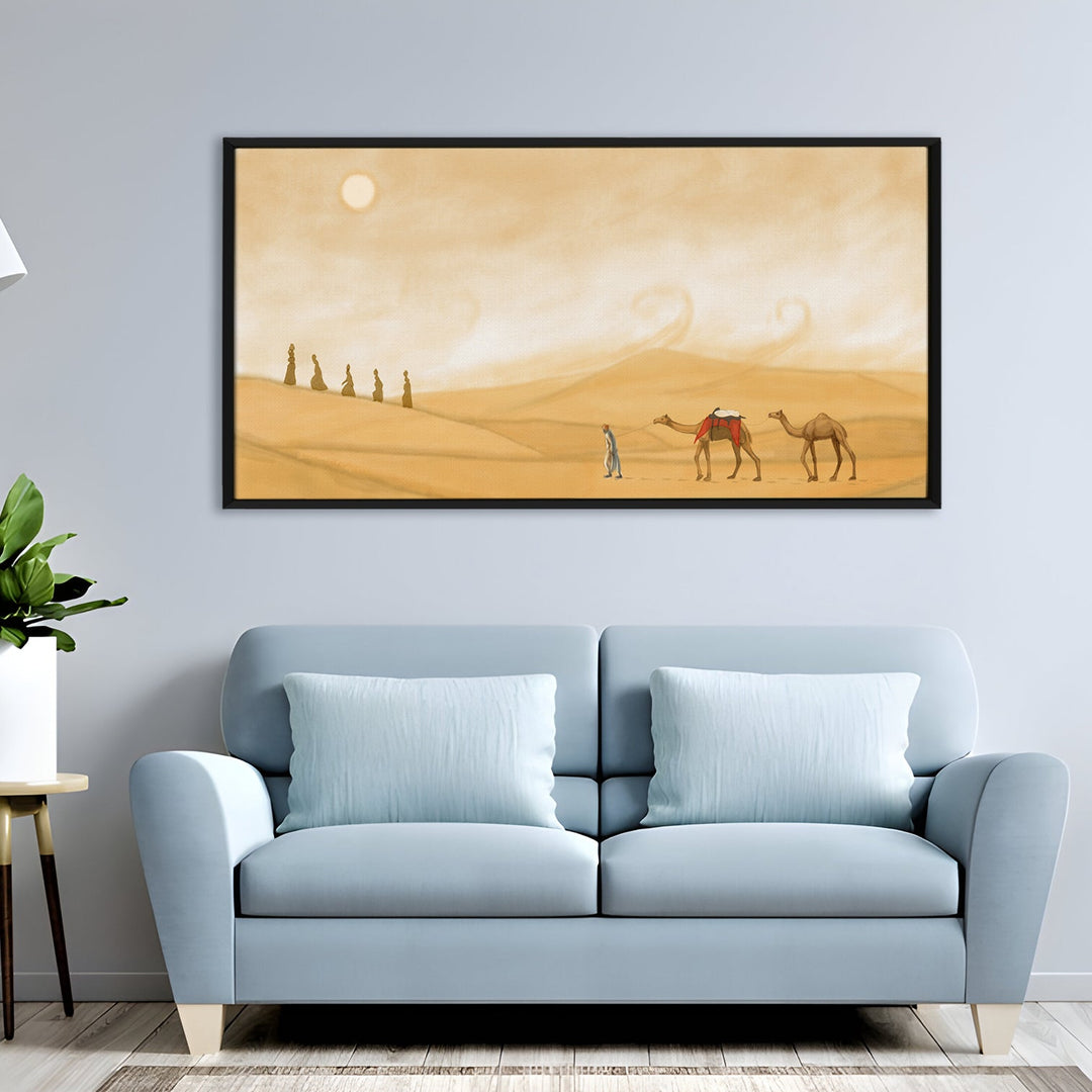 Mesmerising Landscapes Art Large Canvas Paintings. Framed Digital Reprints of Famous and Vibrant Artwork (LDWA16)