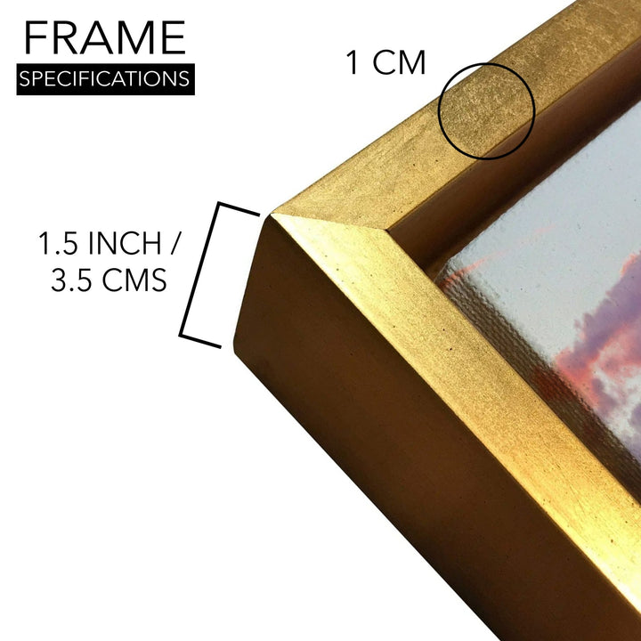 Mesmerising Landscapes Art Large Canvas Paintings. Framed Digital Reprints of Famous and Vibrant Artwork (LDWA17).