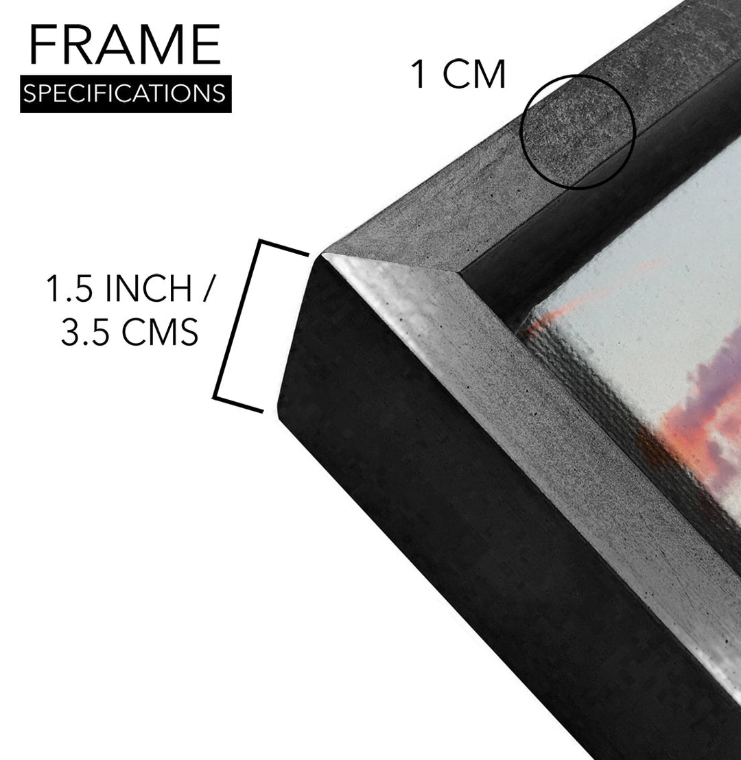 Mesmerising Landscapes Art Large Canvas Paintings. Framed Digital Reprints of Famous and Vibrant Artwork (LDWA17).