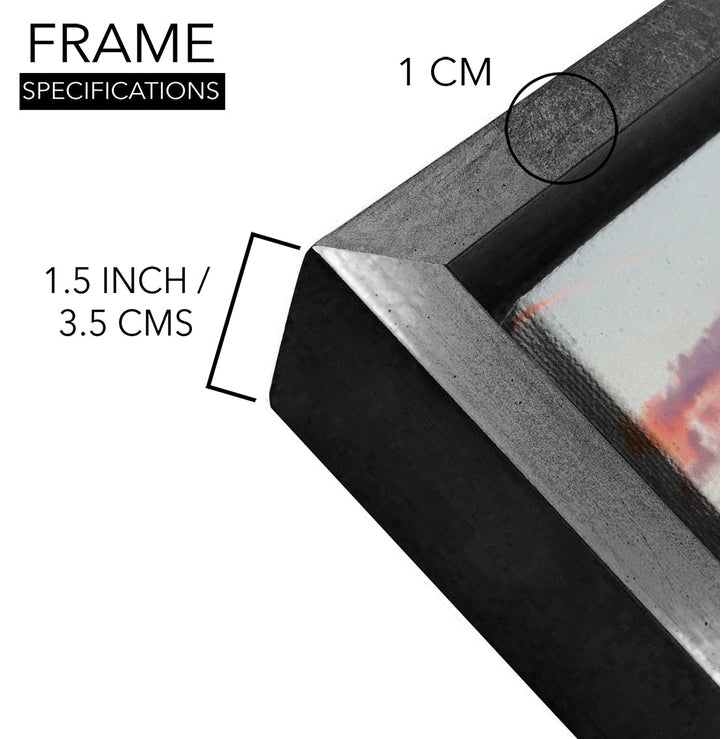 Mesmerising Landscapes Art Large Canvas Paintings. Framed Digital Reprints of Famous and Vibrant Artwork (LDWA17).