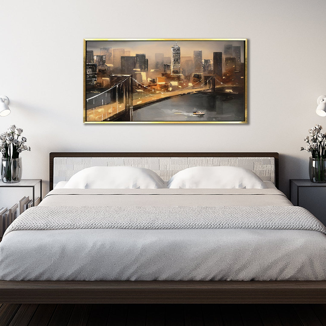 Mesmerising Landscapes Art Large Canvas Paintings. Framed Digital Reprints of Famous and Vibrant Artwork (LDWA21)