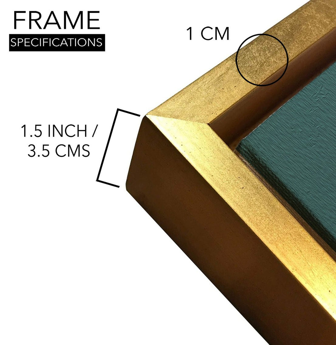 Modern Art Large Canvas Paintings. Framed Digital Reprints of Famous and Vibrant Artwork (MAWA01)