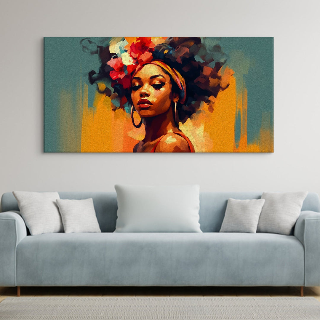 Modern Art Large Canvas Paintings. Framed Digital Reprints of Famous and Vibrant Artwork (MAWA01)