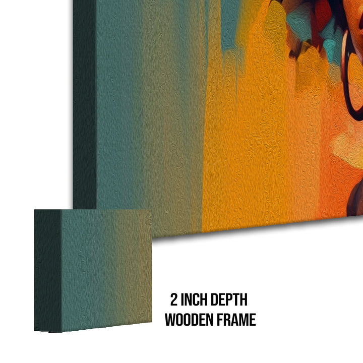 Modern Art Large Canvas Paintings. Framed Digital Reprints of Famous and Vibrant Artwork (MAWA01)