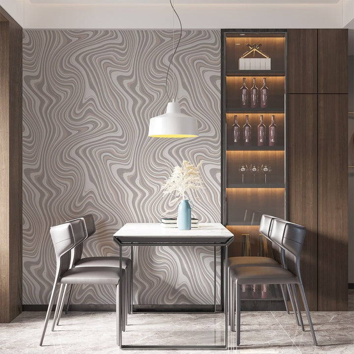 Multicolor Line Stone Wallpaper For Home and Office Wall Decoration