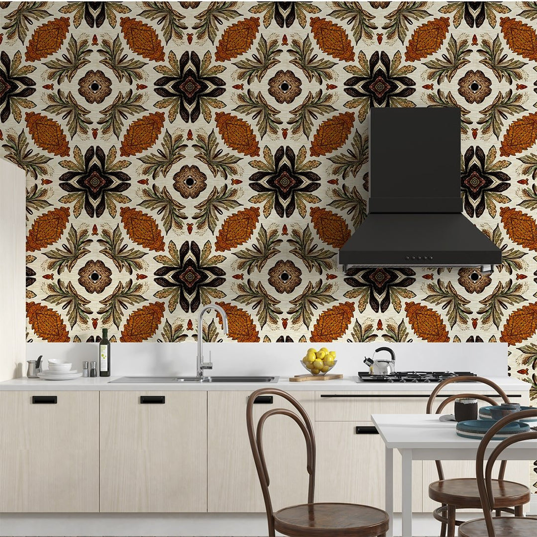 Self Adhesive Floral multicolor kitchen Wallpaper