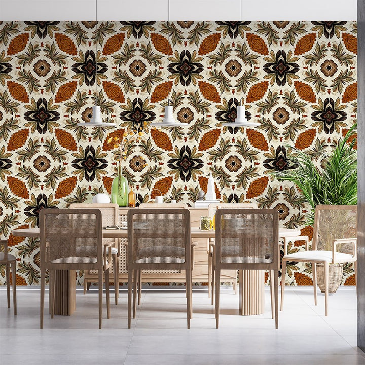 Self Adhesive Floral multicolor kitchen Wallpaper