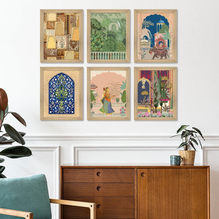 Traditional Art Paintings: Enhance Your Home Décor with Framed Masterpieces - Perfect for Living Rooms, Bedrooms, and Office Spaces Posters, Prints, & Visual Artwork (ARTFM005)