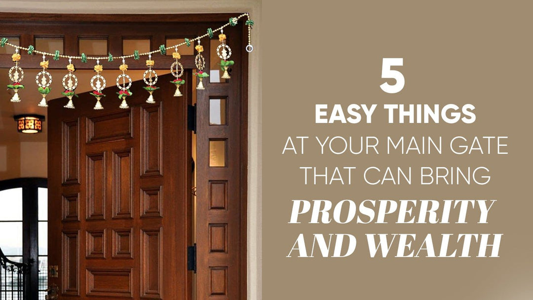 5 Things At Your Main Gate Can Bring Prosperity And Wealth - Paper Plane Design