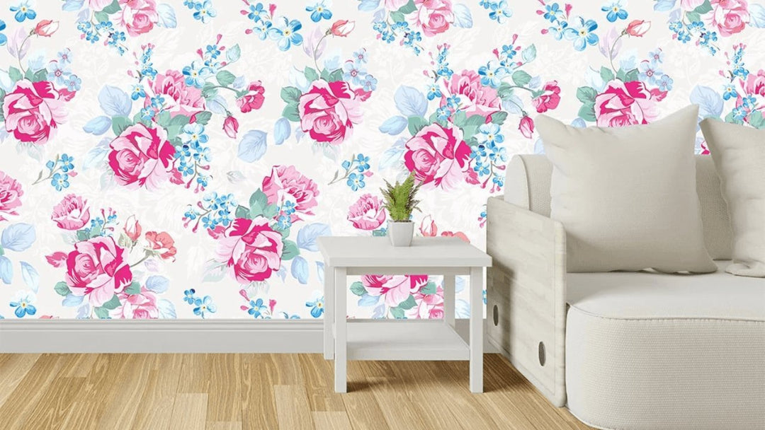 Add a Touch of Romance: Rose Pink Wallpaper for Beautiful Walls - Paper Plane Design