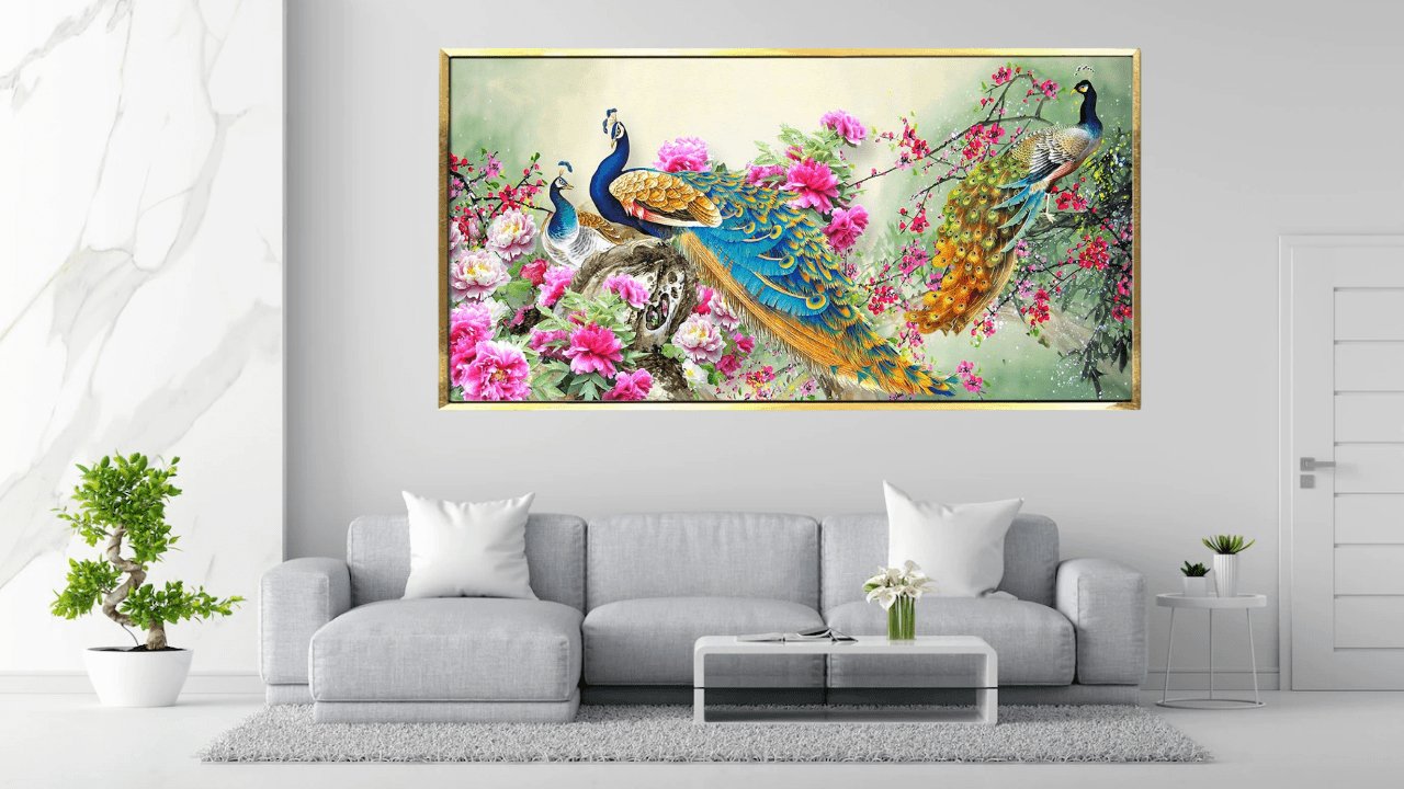 Peacock Vastu Canvas Paintings | Enhance Positive Energy in Your Home ...