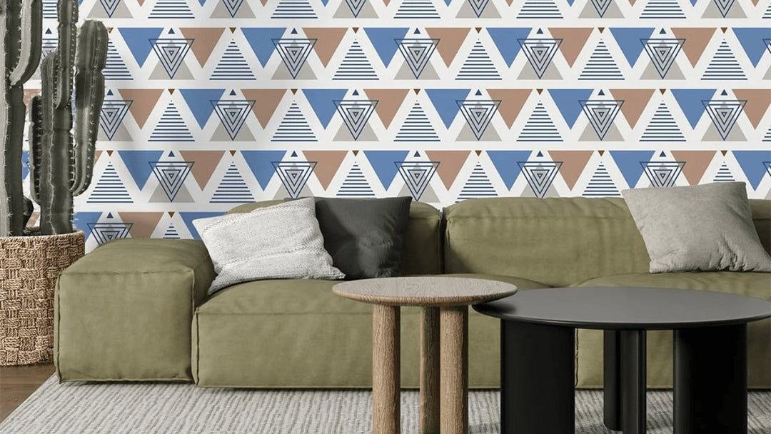 Get in Line with Geometric Wallpaper for Chic and Contemporary Walls - Paper Plane Design