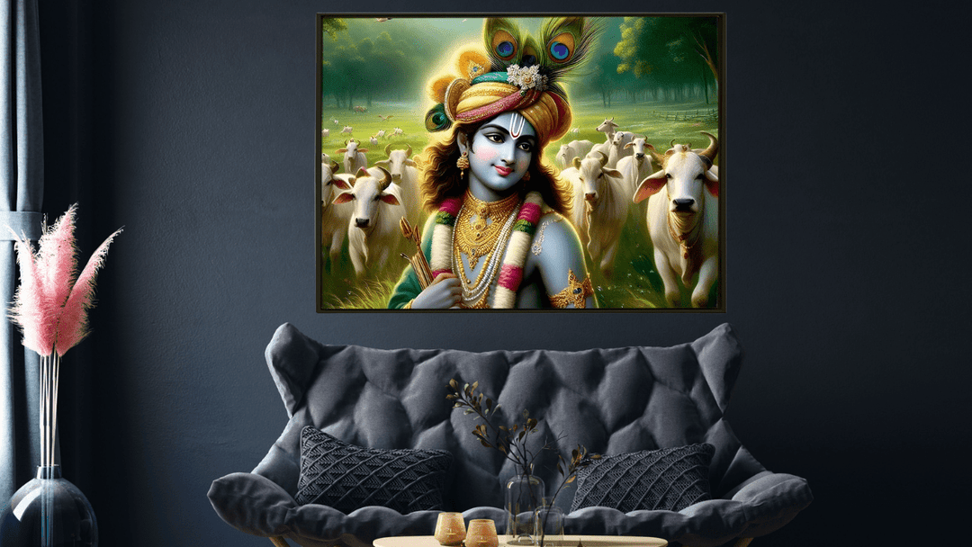 How Radha Krishna Wall Art Can Transform Your Living Space - Paper Plane Design