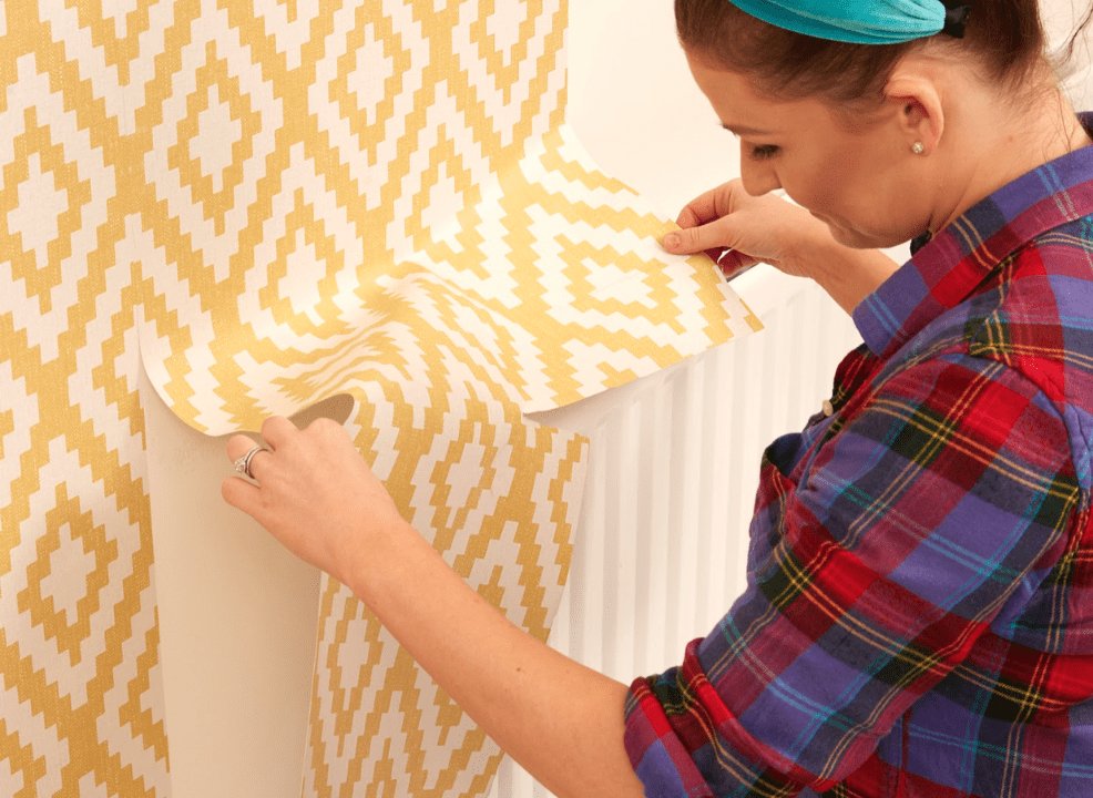 How to wallpaper behind radiators? - Paper Plane Design