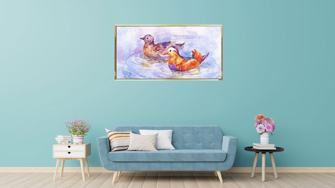 Is Pair of Duck Vastu Painting Good For Bedroom? - Paper Plane Design