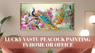 7 Special Effect Of Peacock Painting For Your Home Or Office.