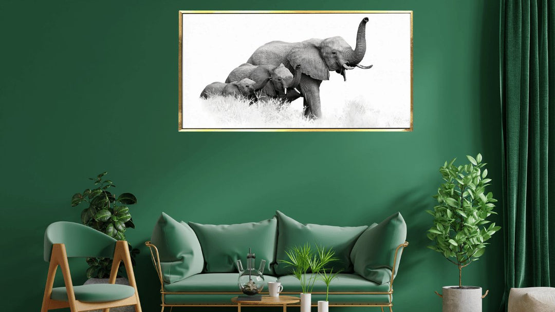 The Significance of Elephants in Vastu and How Canvas Paintings Can Enhance Your Home Decor - Paper Plane Design