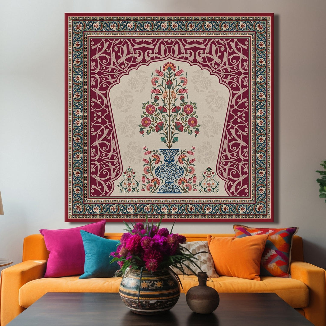 Kalamkari Canvas Paintings – Paper Plane Design