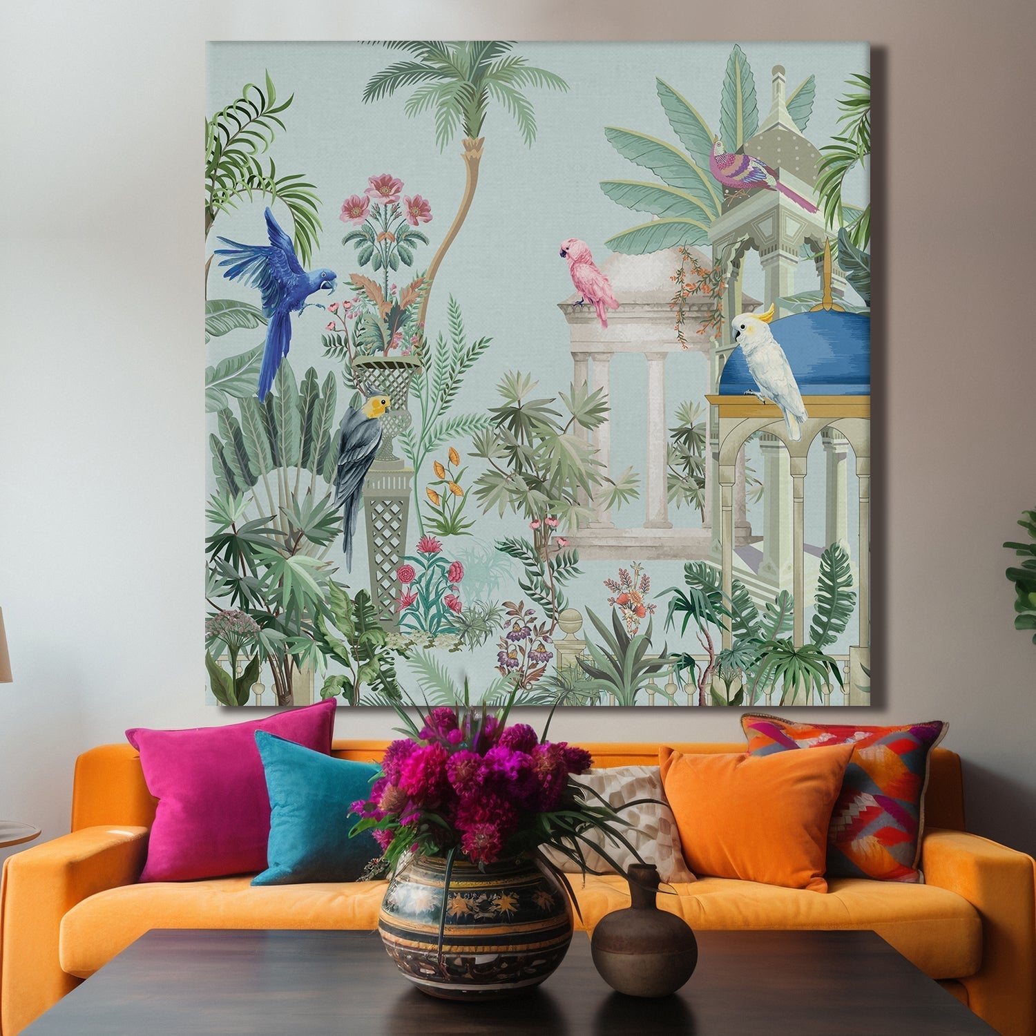 Indian Traditional Canvas Paintings – Paper Plane Design