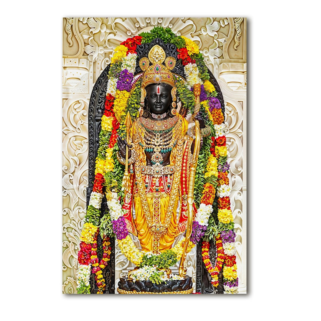 Shri Ram Lalla Wall Art – Paper Plane Design