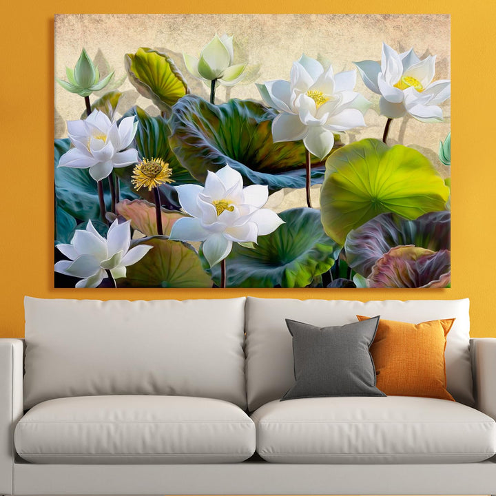 PAPER PLANE DESIGN Canvas Floral Wall Art: A Symphony of Nature&