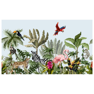 Jungle Safari Wallpaper Murals for Children Rooms wall Decoration