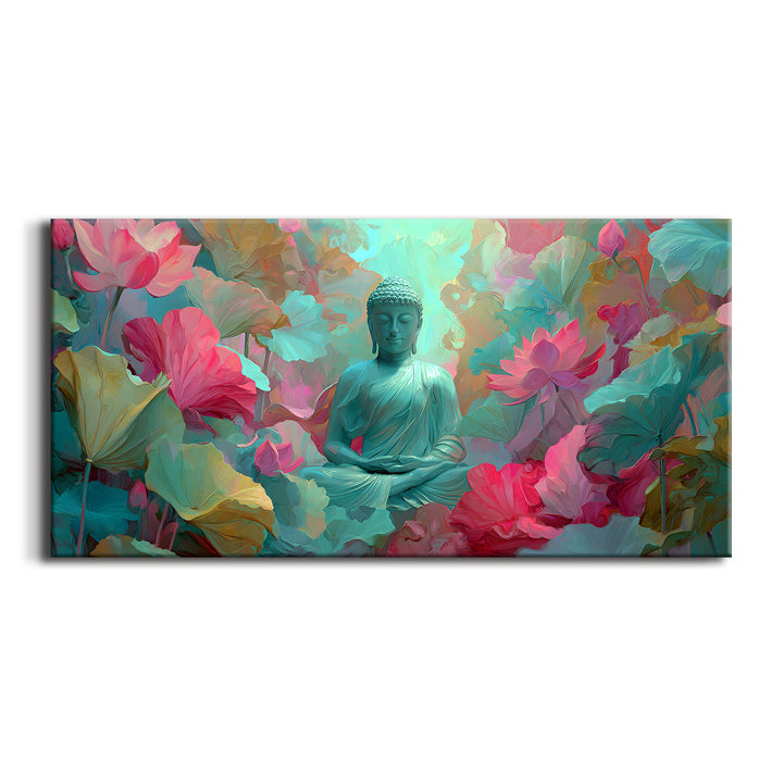 Serene Retreat: Lord Buddha Wall Art Paintings for Bedroom Decor ...