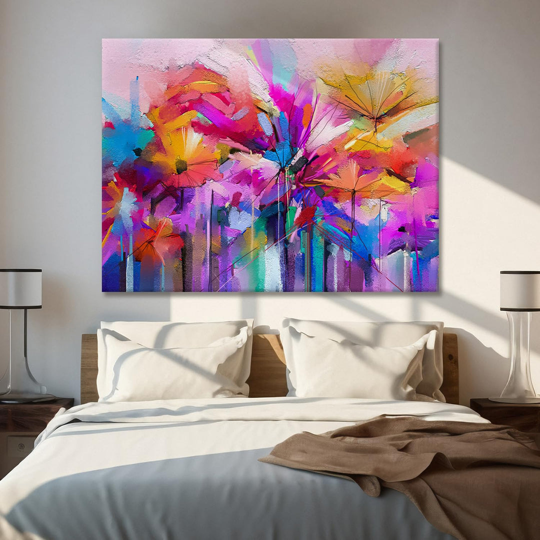 PAPER PLANE DESIGN Canvas Floral Wall Art: A Symphony of Nature&
