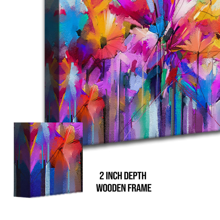 PAPER PLANE DESIGN Canvas Floral Wall Art: A Symphony of Nature&