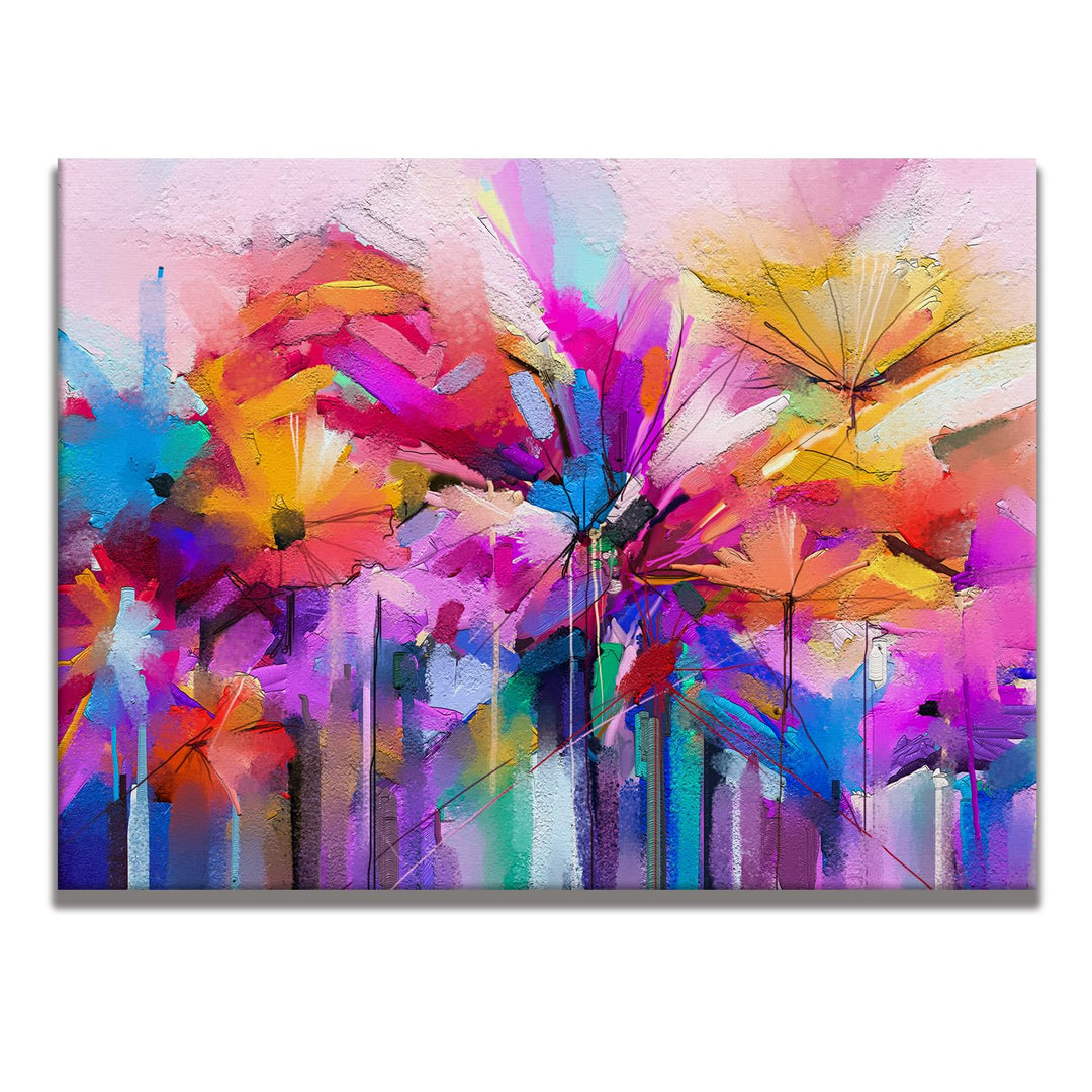 PAPER PLANE DESIGN Canvas Floral Wall Art: A Symphony of Nature&