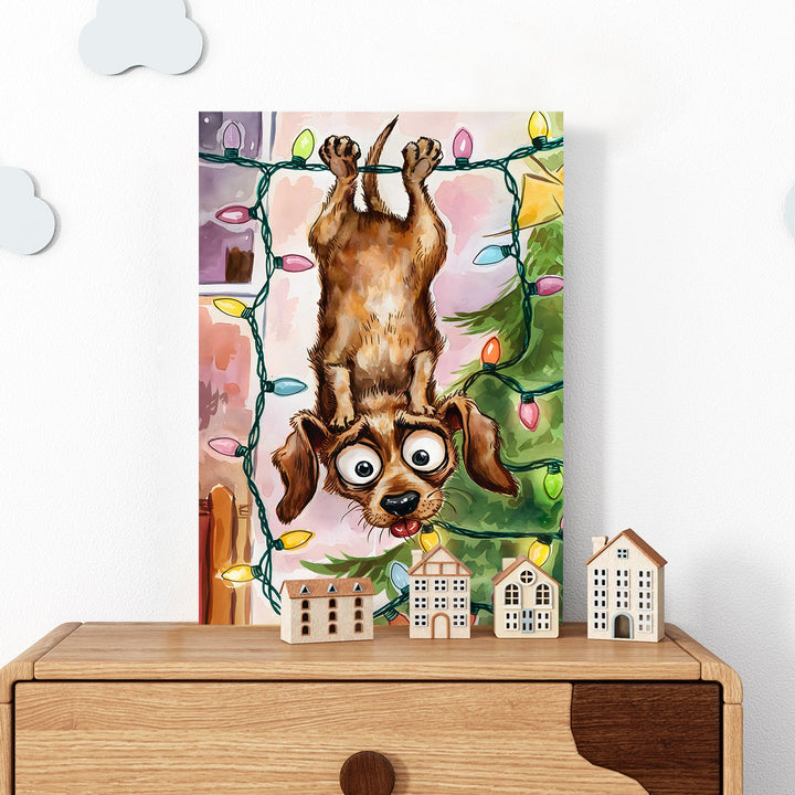 Flipped Festivities Wall Art Painting, HD Canvas Print, Framed, Ready to Hang. (CTNWA111)